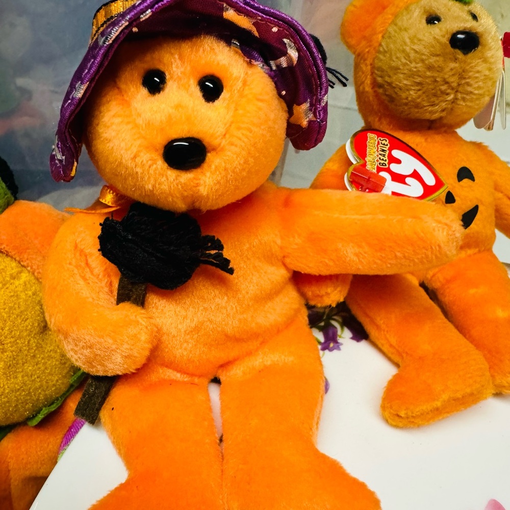 Halloween Beanie Babies lot Treator, Pocus, Treatsies, bean bears - Picture 8 of 10